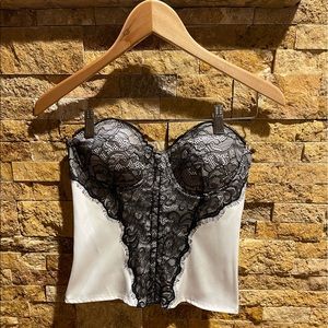 NWT Charlotte Russe Lace Corset Top